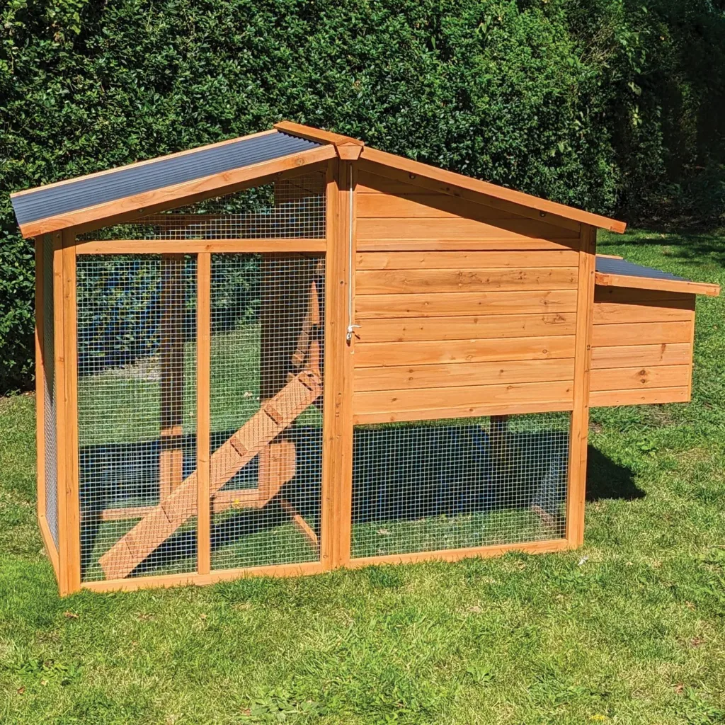 Chicken coop Liese, 188 x 70 x 117 cm
