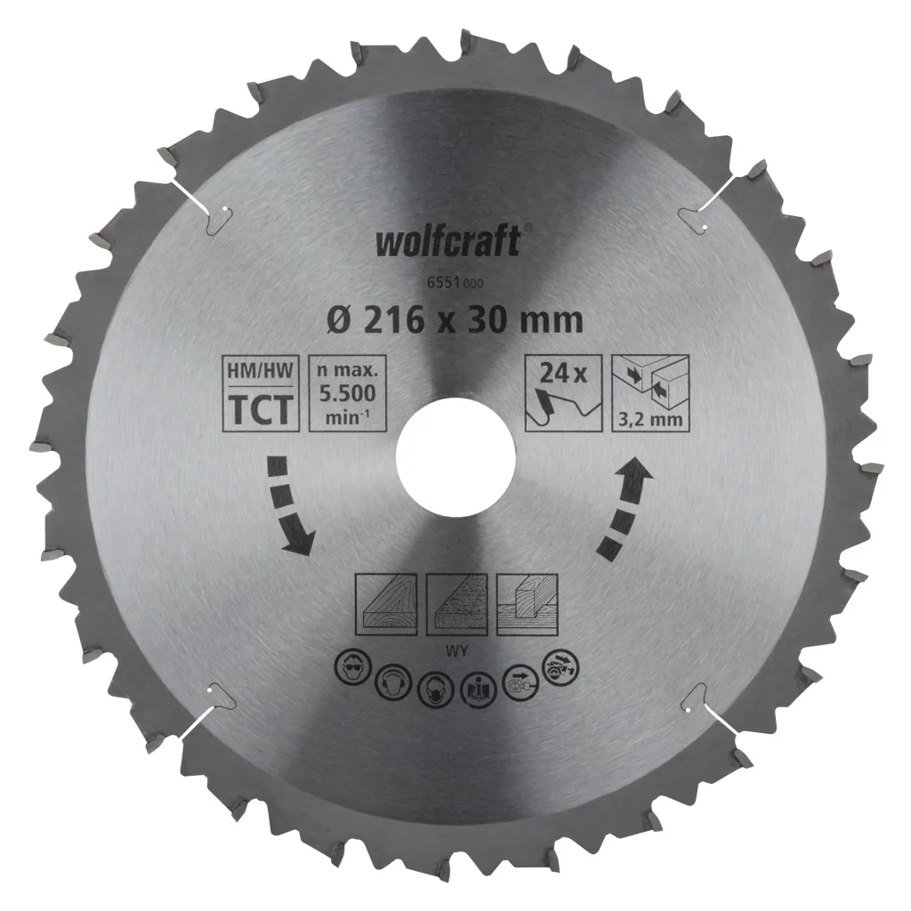 HM-Sägeblatt 216 x 30 x 3.2 mm