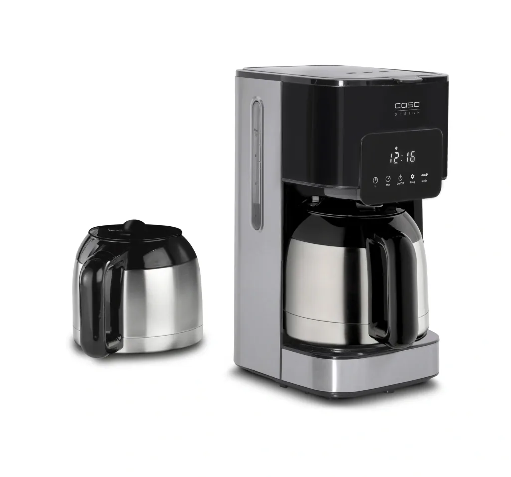Coffee machine "Coffee Taste & Style Duo Thermo", including 2 thermos flasks, stainless steel, 10 cups, 800 watts