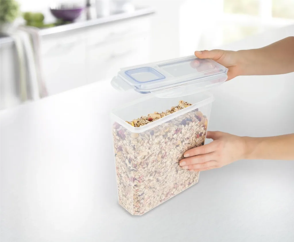 Klick-it 8-piece food storage containers, blue