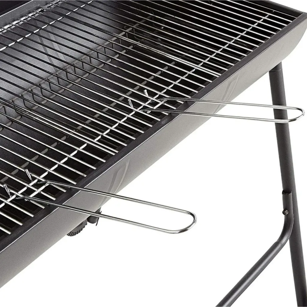 BBQ XL charcoal grill - cylindrical shape - grill area (LxW) 71 x 35 cm - black