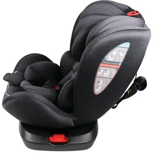 Child seat/car seat ISOFIX 360 degrees rotatable - Grey - Group 0+/1/2/3