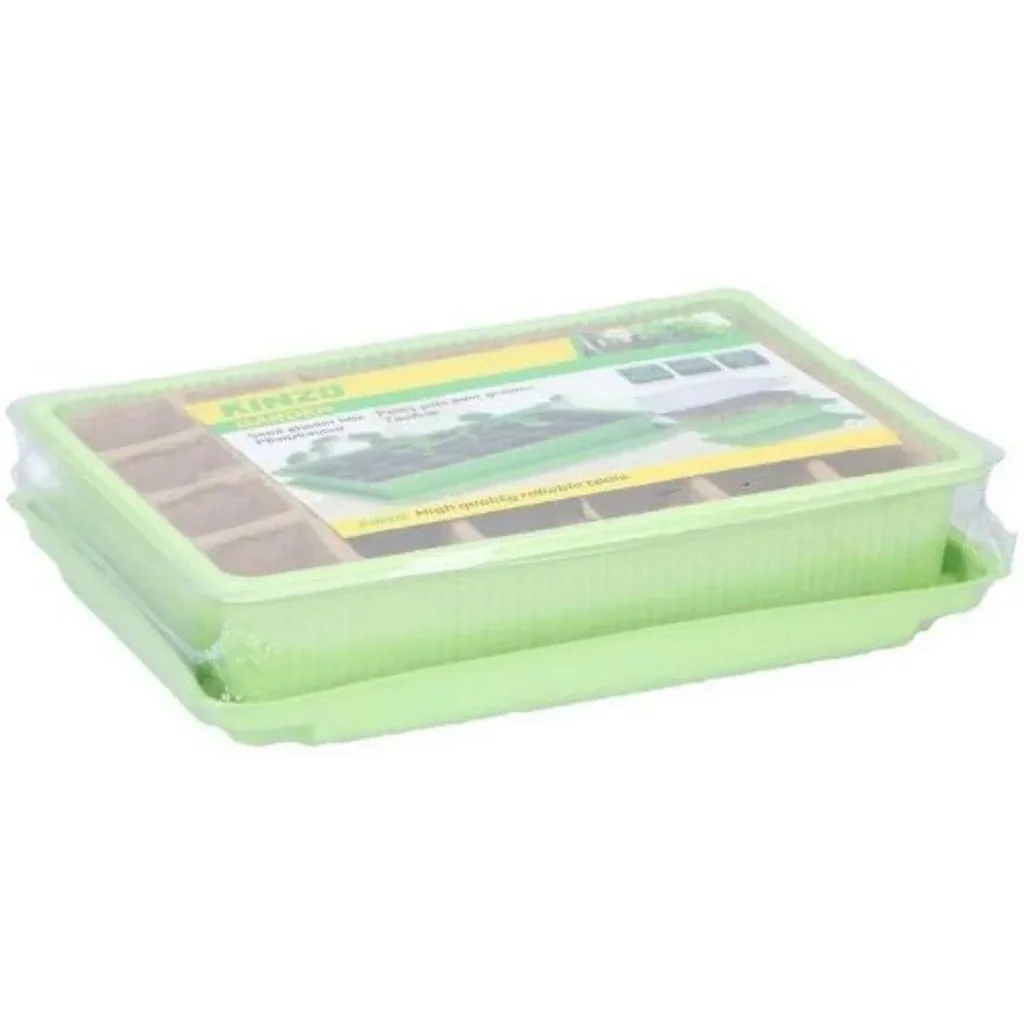 Seedling and cultivation box 24 pots with lid - Vegetable garden - Flowers