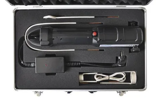 Induction heater with 5-piece accessory set