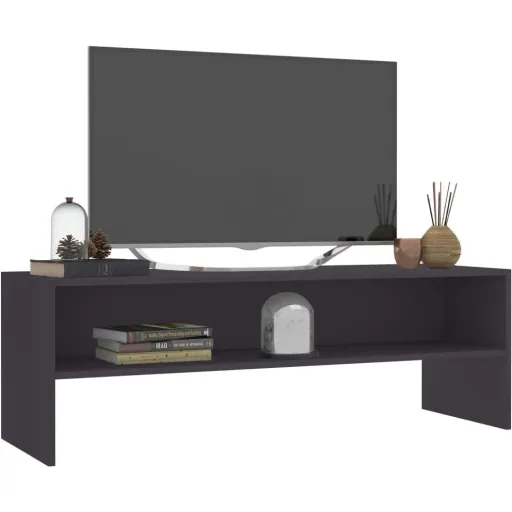 TV cabinet 120x40x40 cm chipboard grey