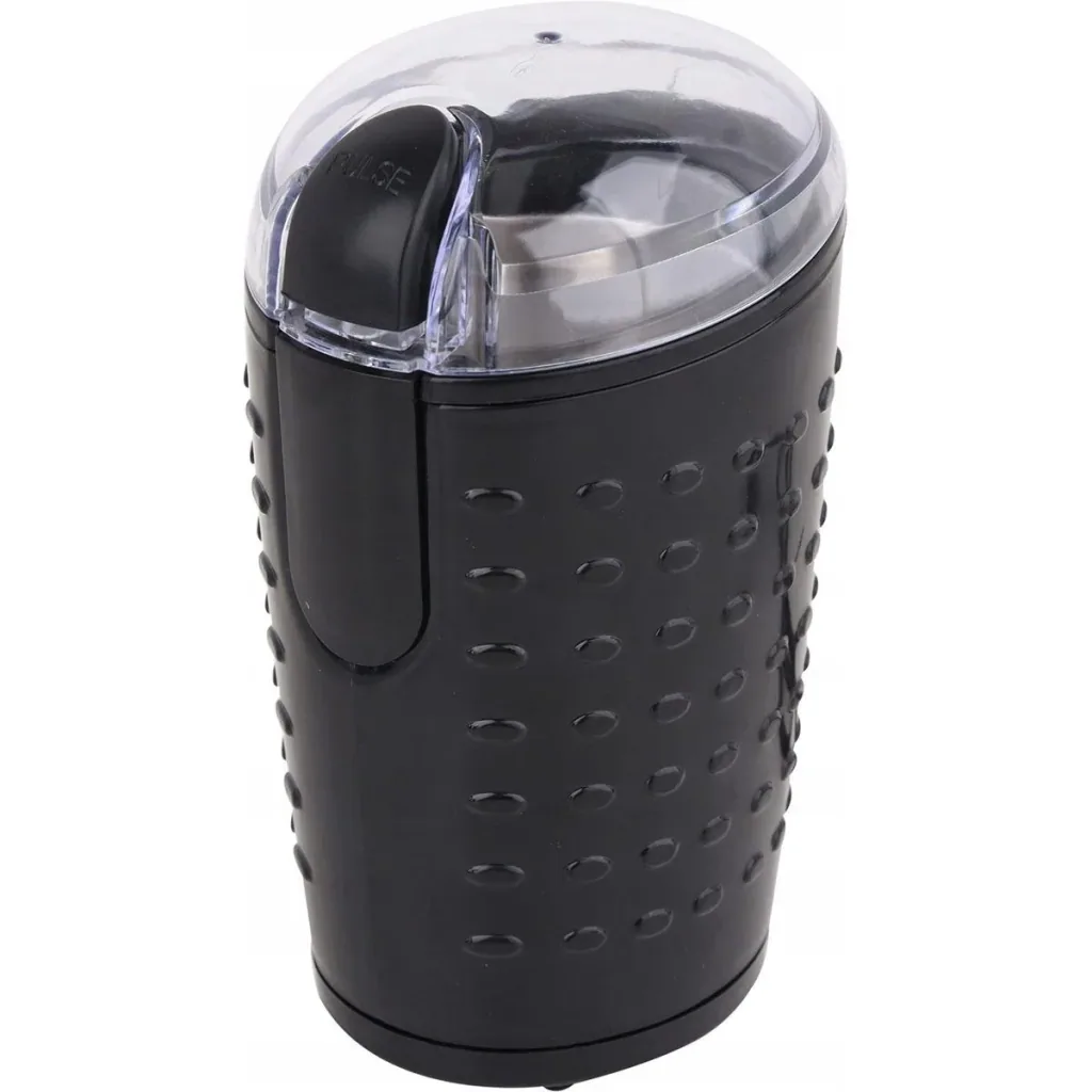 Piston machine with electric coffee grinder - With milk frother