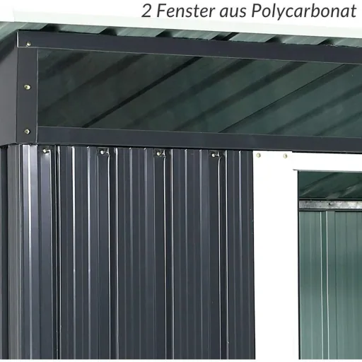 Metal shed 196x122x180cm - self-assembly