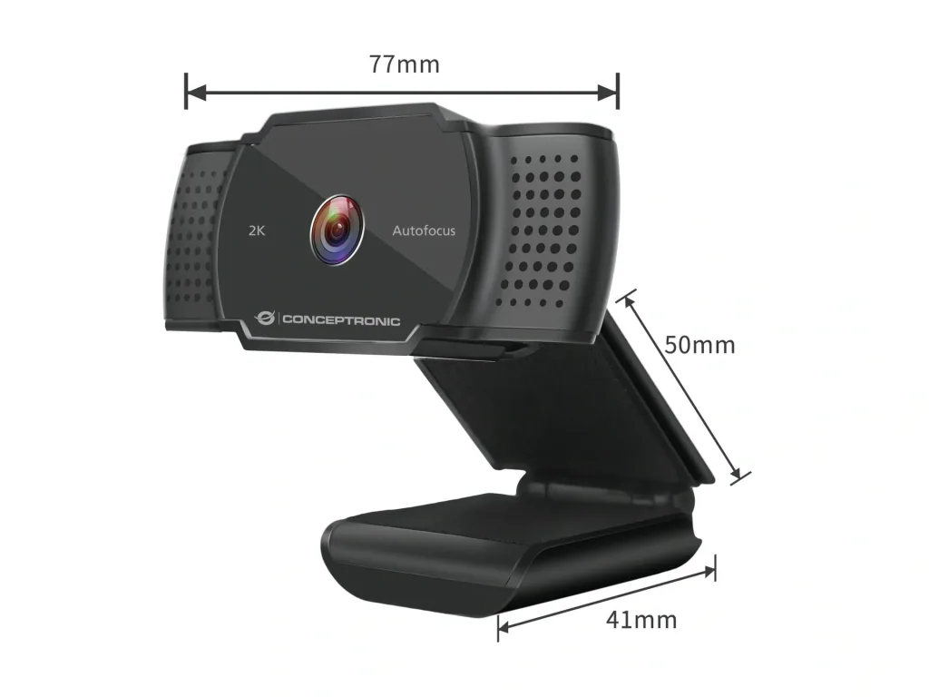 Webcam AMDIS 2k Super HD AF-Webcam+Microphon.sw