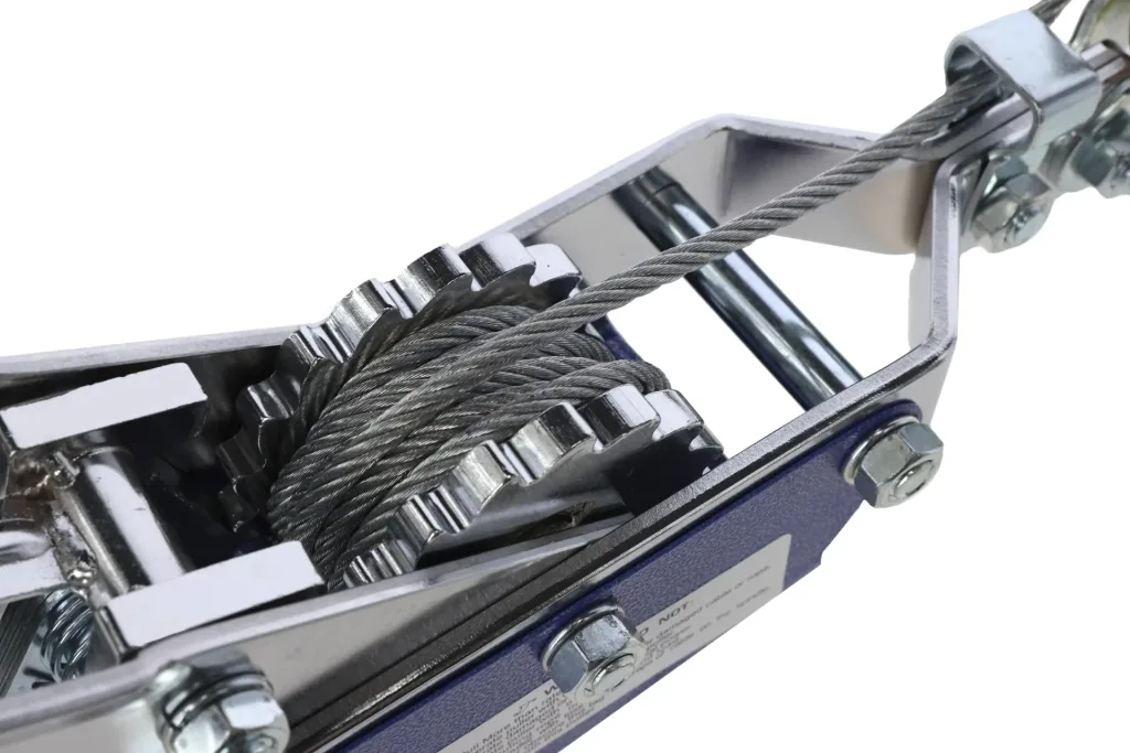 Cable hoist with ratchet 4 tons