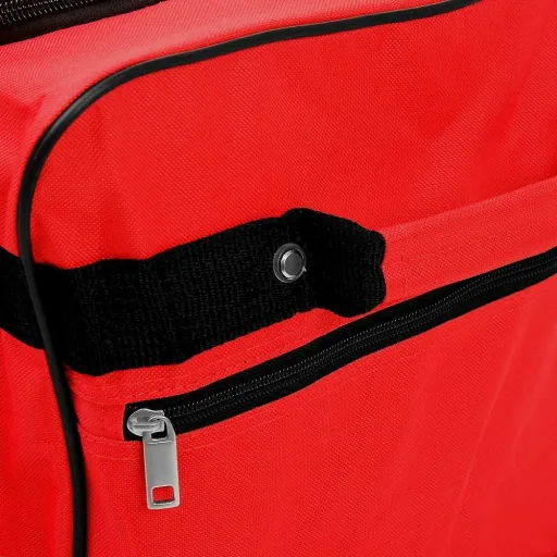 XXL travel bag with trolley function red 160 L