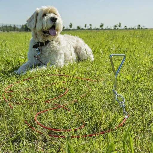 Mooring spiral with cable line