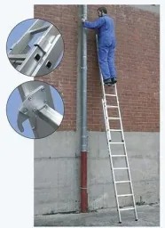 Aluminum extension ladder 2 x 11 rungs