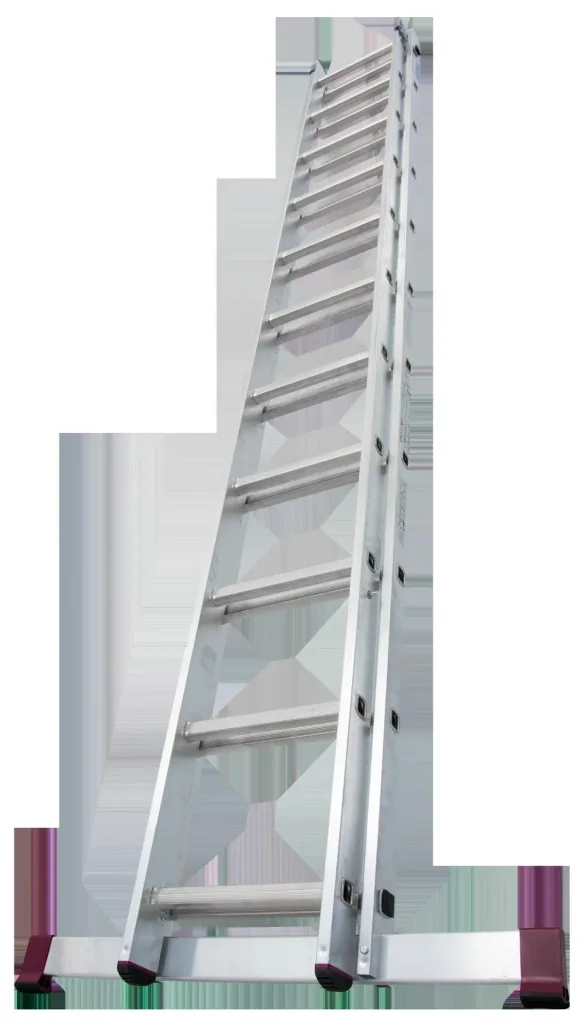 Aluminum extension ladder 2 x 11 rungs