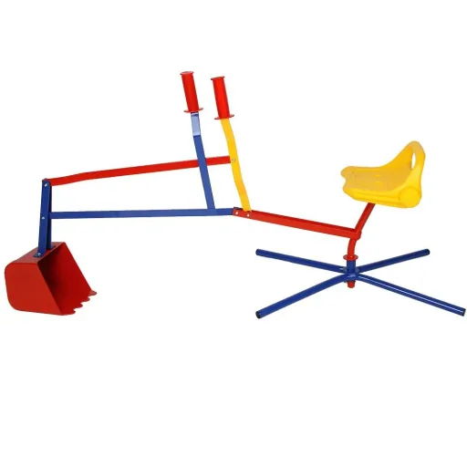 Sandpit children's excavator with flexible shovel - 360 ° rotatable