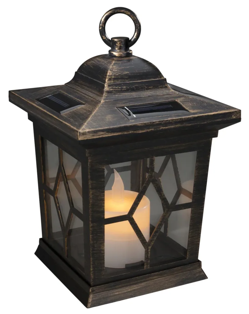 Antique solar LED lantern