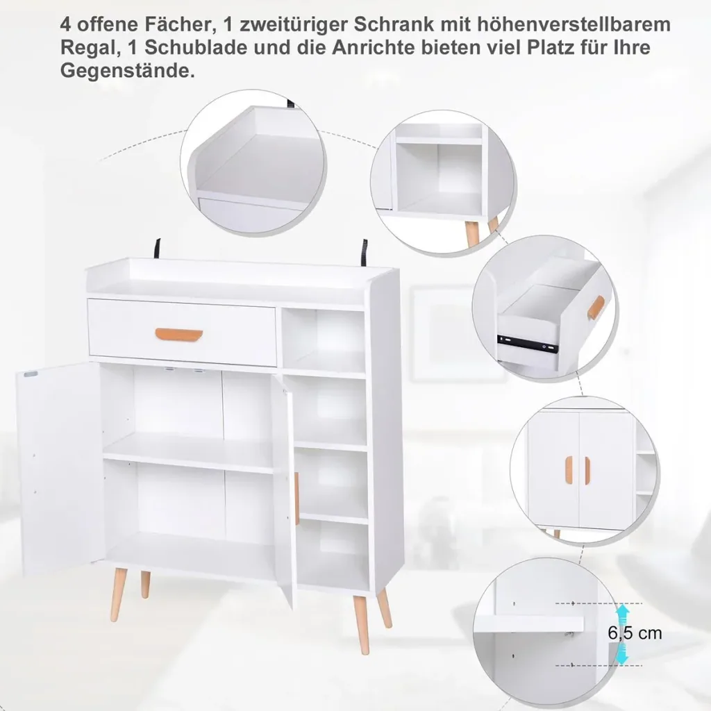 Hallway dresser white