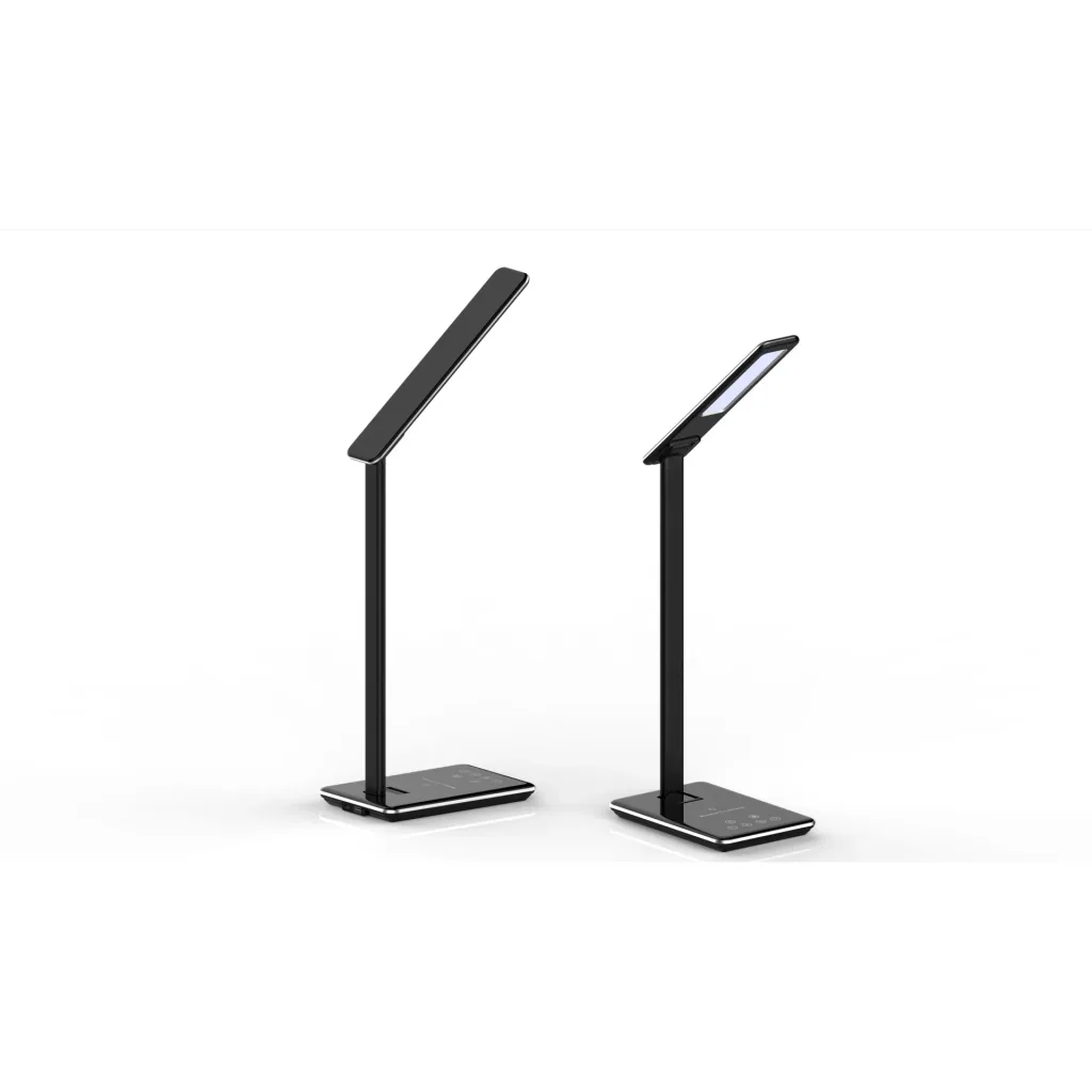 VT-7405 Table Lamp / Desk Lamp with Wireless QI Charger - Black