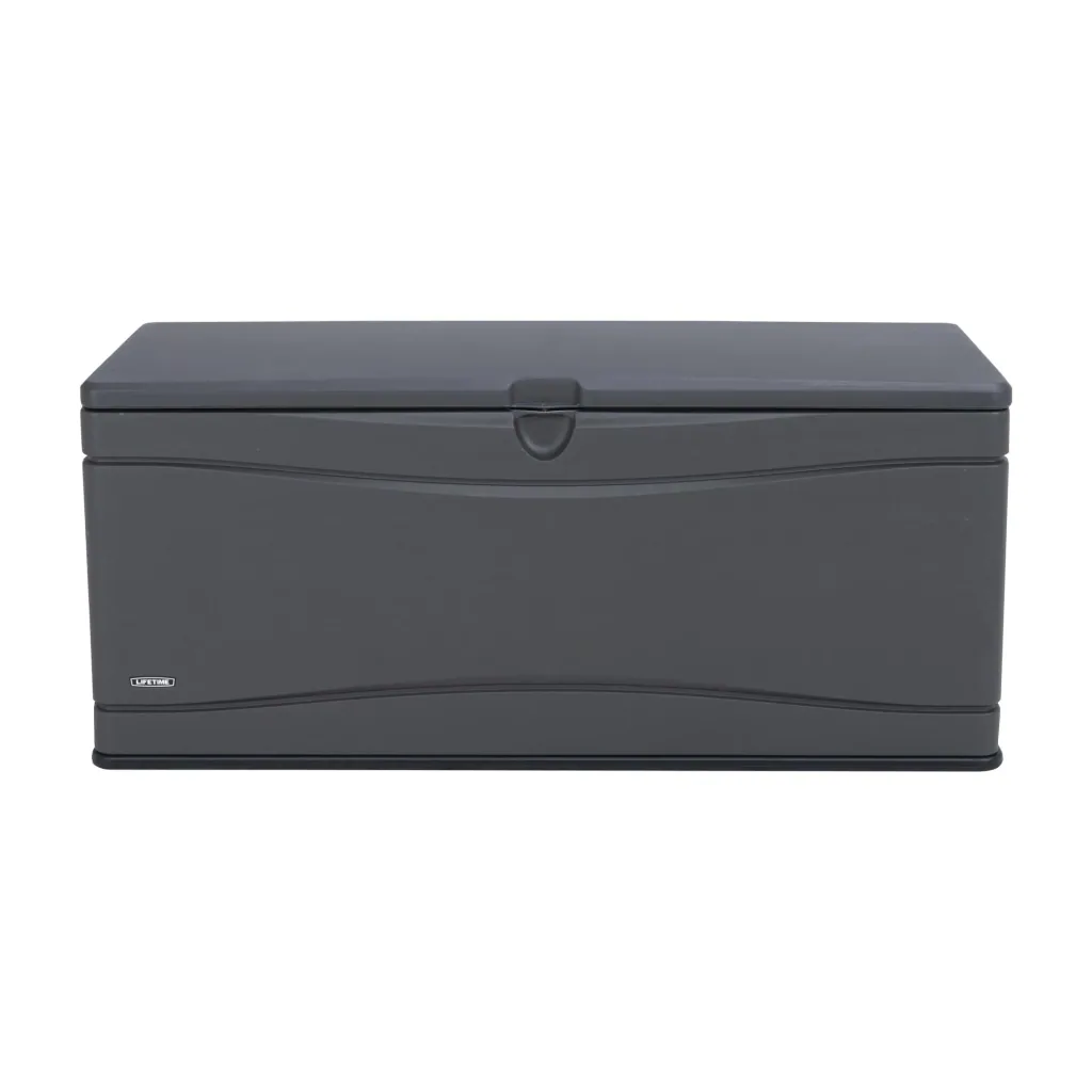 Kussenbox 495 L grijs 152.5×61×67 cm – weerbestendige opbergbox van HDPE