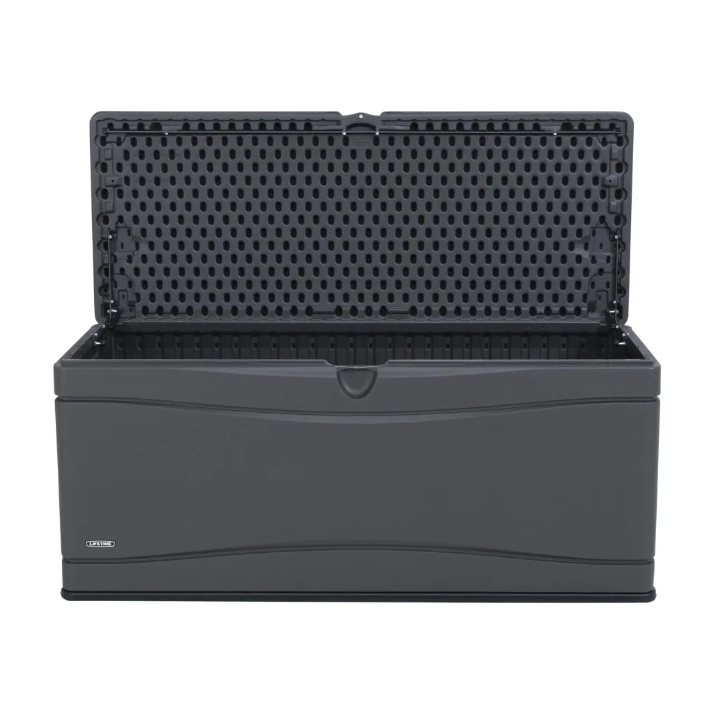 Kussenbox 495 L grijs 152.5×61×67 cm – weerbestendige opbergbox van HDPE