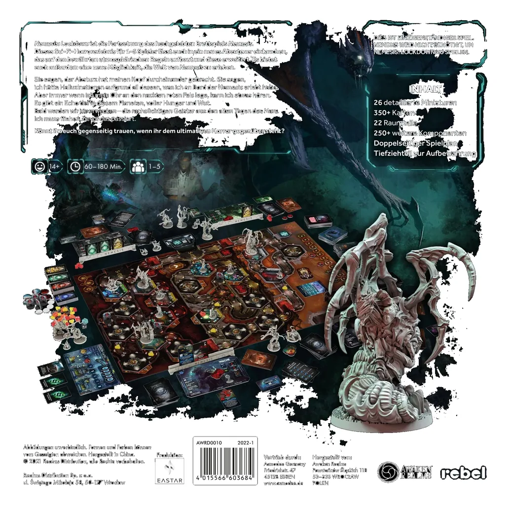 Board game Nemesis Lockdown basic game