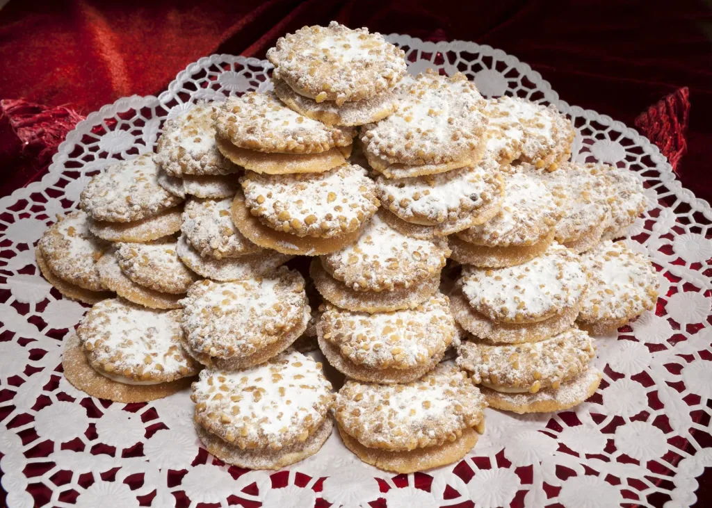Cream biscuits “Poffertjes”, vanilla flavour, 3 x 200 g