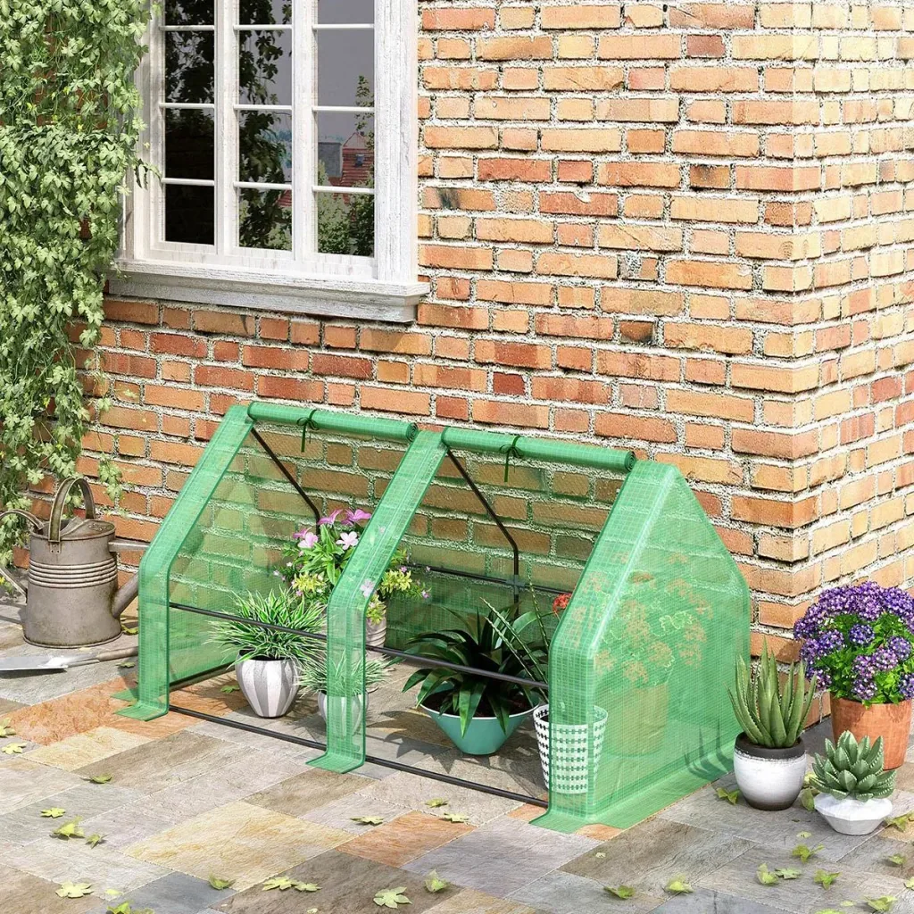 Greenhouse, Tomato House, Cold Frame 180 x 90 x 90 cm Green