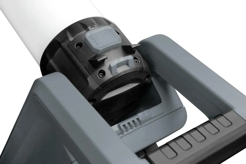 LED work light with fold-out main LED, 360 degree wide-angle illumination