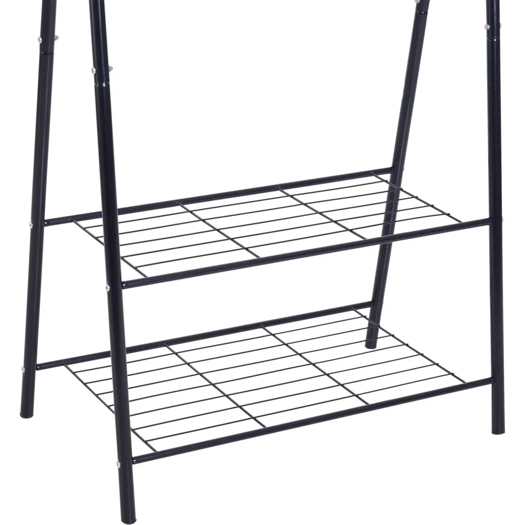 Wardrobe rack clothes rack clothes rail with shoe rack clothes rack 100 x 46 x 148 cm