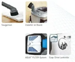 Vacuum cleaner ANTI ALLERGY - with water filter system