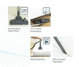 Vacuum cleaner ANTI ALLERGY - with water filter system