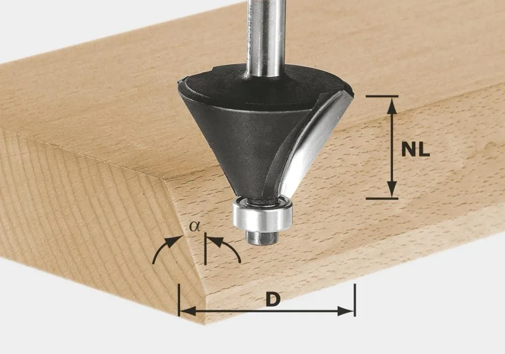 Chamfer HW D25.7 / 25.7 / 15 Degree KL