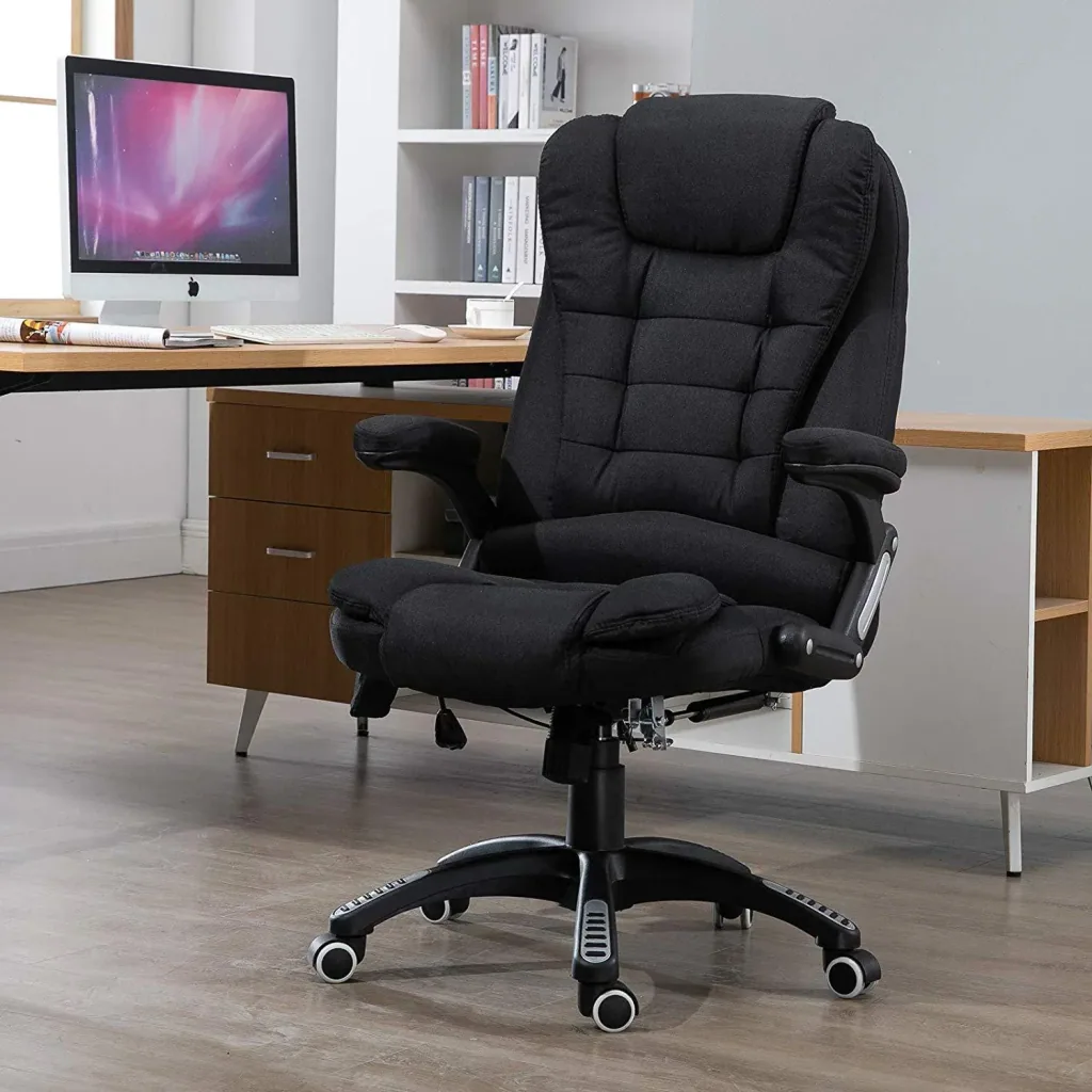 Office chair with massage and heat function
