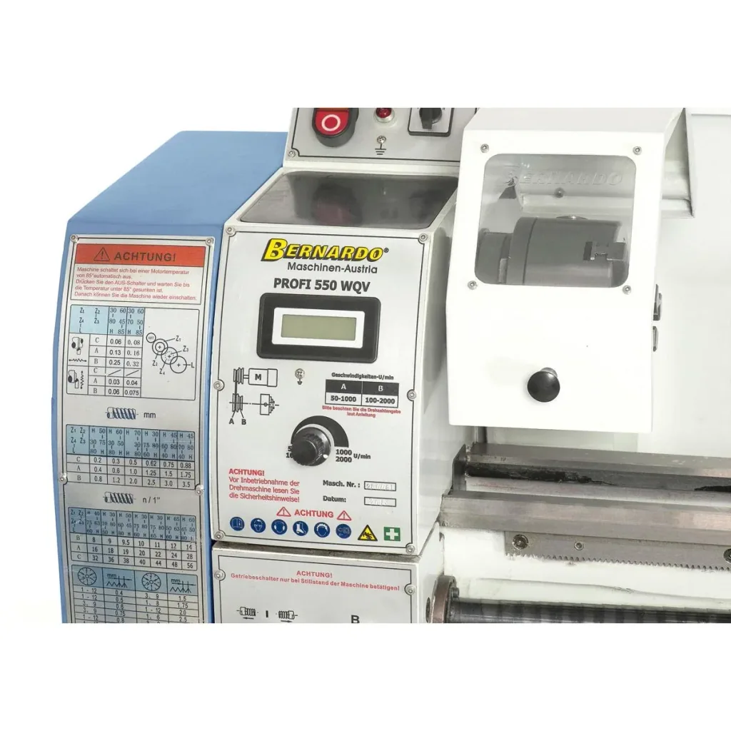 Bernardo Profi 550 WQV / 230V Digital Lathe