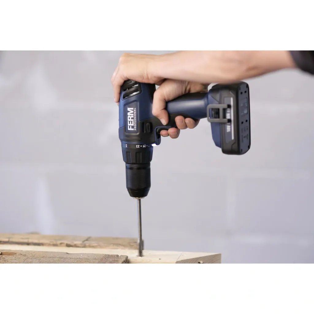 CDM1122P Li-Ion cordless impact wrench 18V/2.0Ah - 24 levels - 1.5-13mm keyed drill chuck - LED work light - Incl.