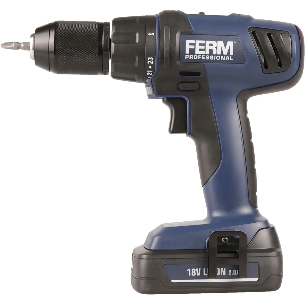 CDM1122P Li-Ion cordless impact wrench 18V/2.0Ah - 24 levels - 1.5-13mm keyed drill chuck - LED work light - Incl.