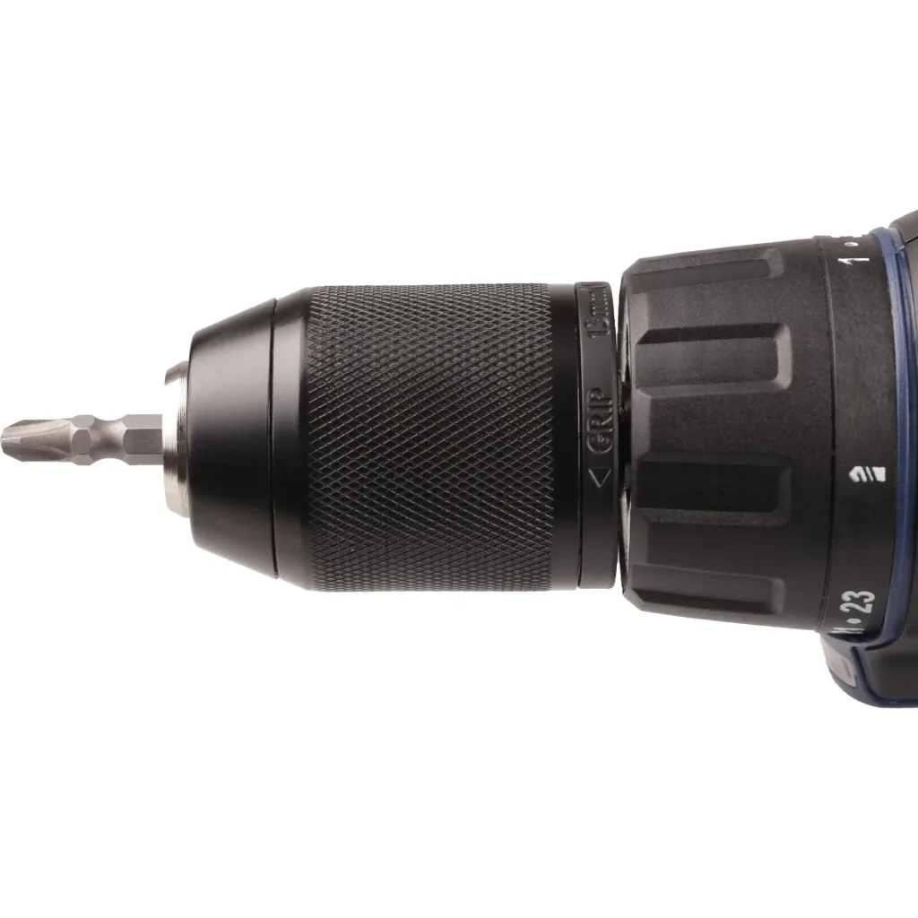 CDM1122P Li-Ion cordless impact wrench 18V/2.0Ah - 24 levels - 1.5-13mm keyed drill chuck - LED work light - Incl.