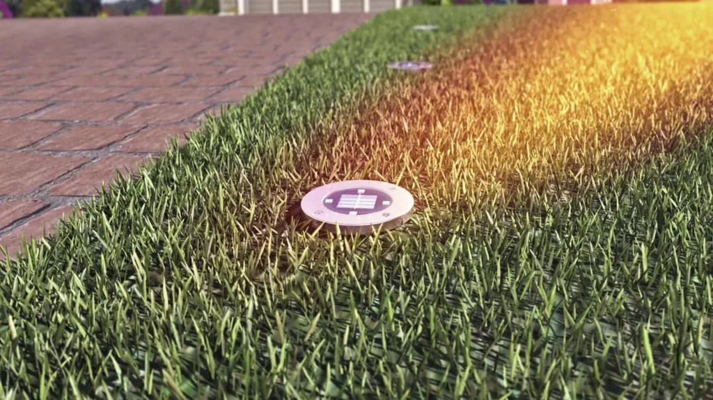 LED Solar Light Disk Lights - 8 pieces