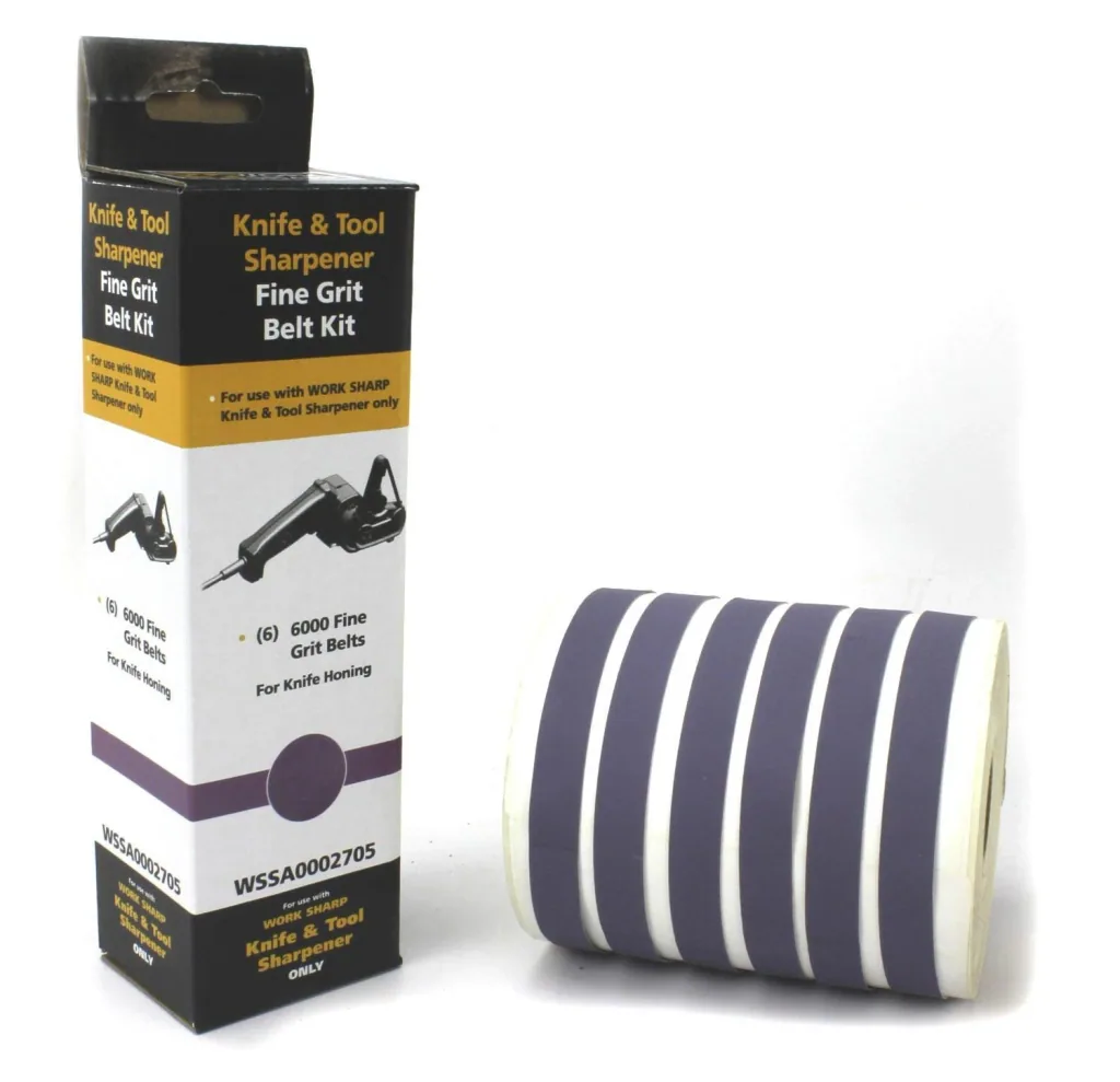 Sanding belts for Work Sharp, 6 pieces K6000, deburring and serrated grinding