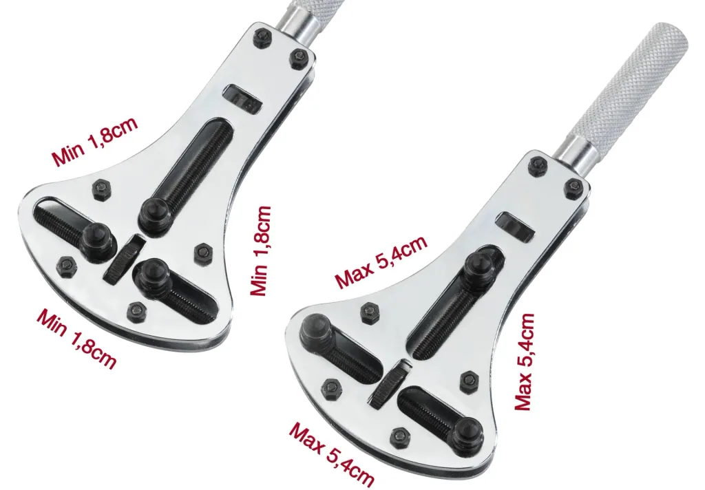 Jumbo professional watch case opener
