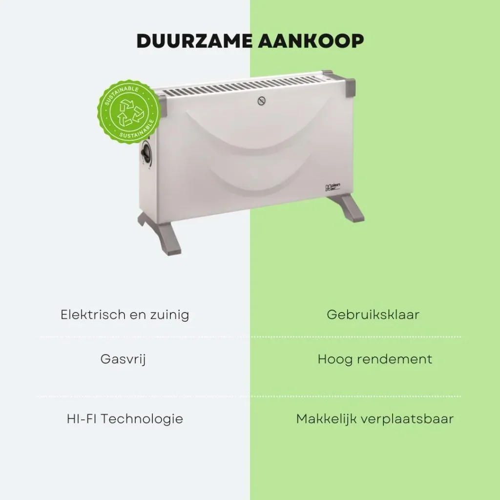 Heating - TC-2000 - Convector with adjustable 3-position thermostat - 2000W