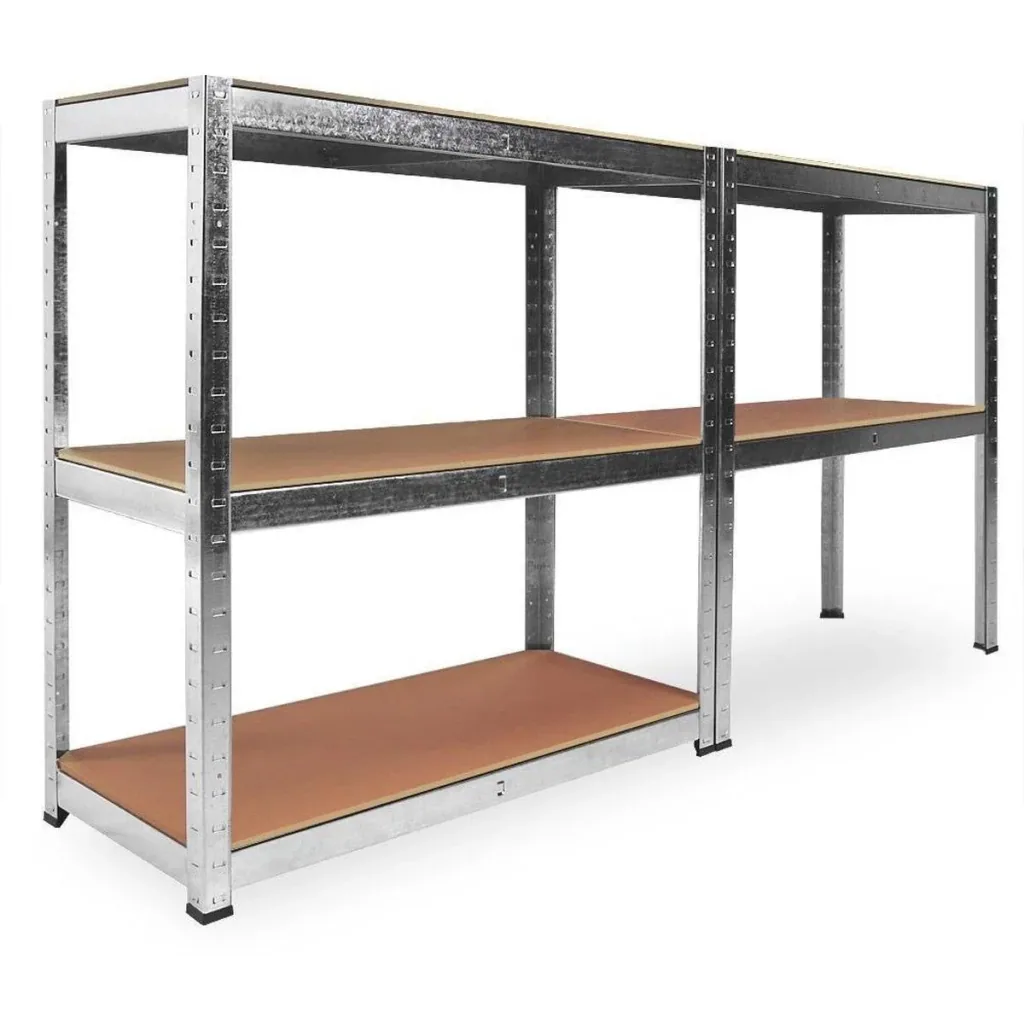 2 shelves with 5 shelves - 175x75x30 cm - 350 kg