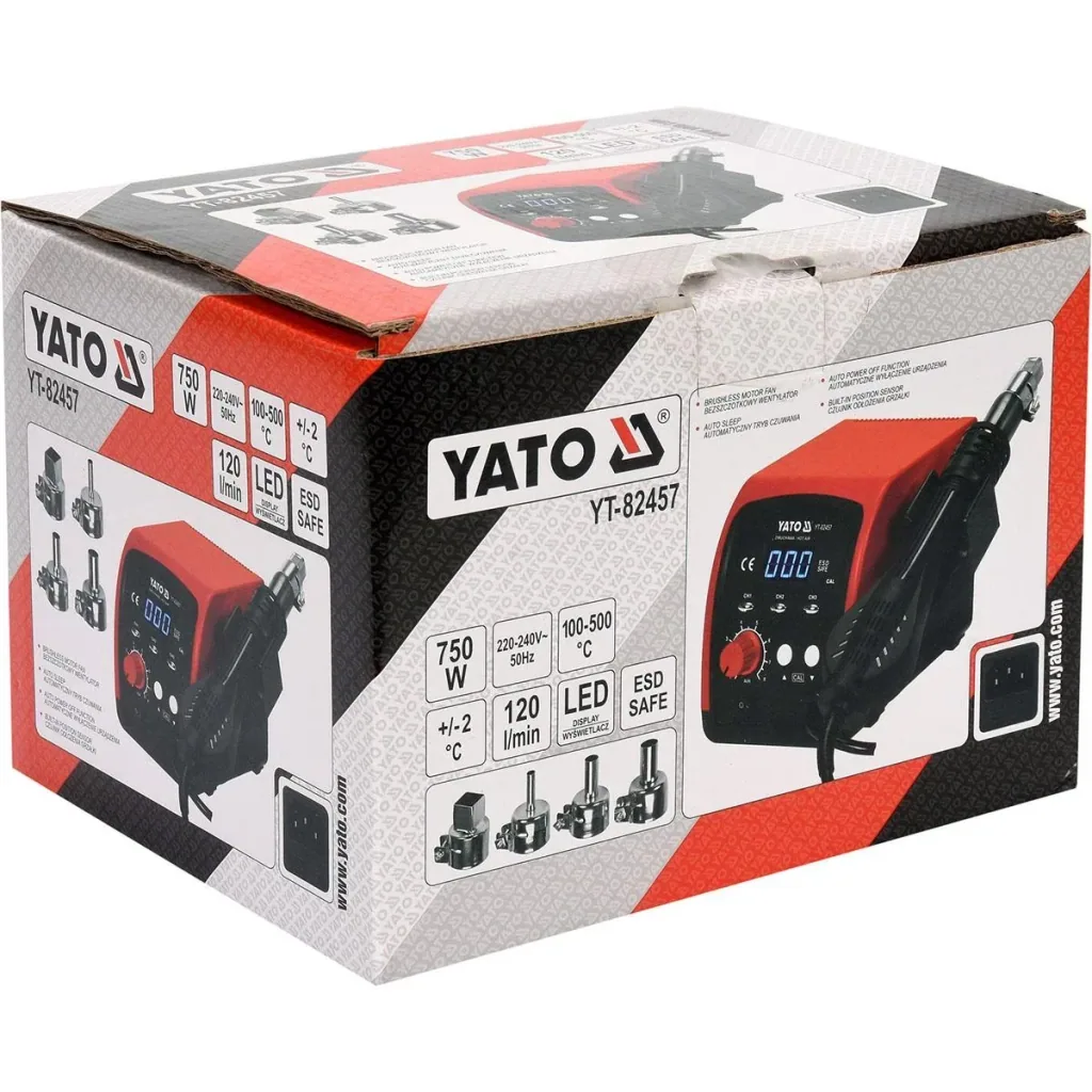 Soldering station with LED display - 750W - 100/500°C
