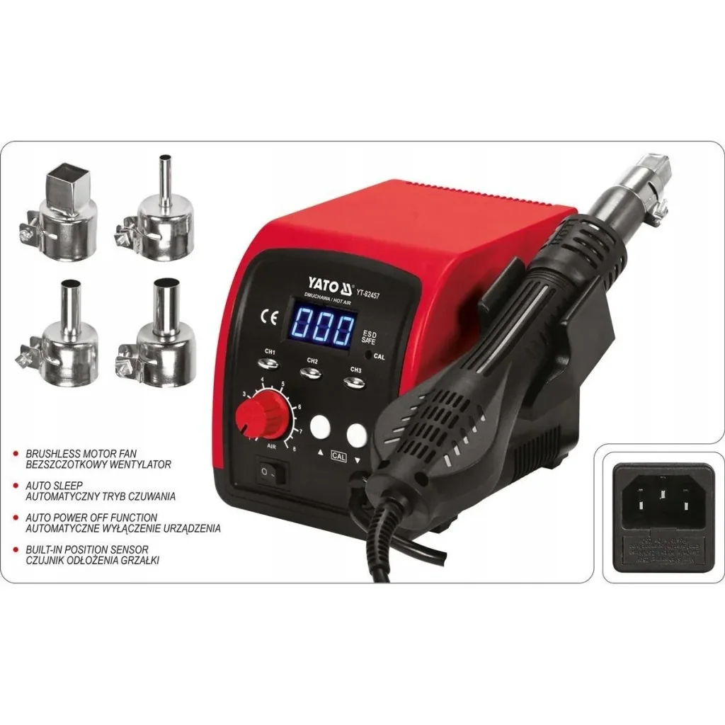 Soldering station with LED display - 750W - 100/500°C