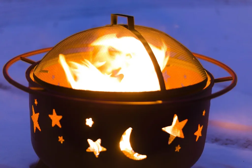 Fire basket "Stars & Moon", round, 75 cm