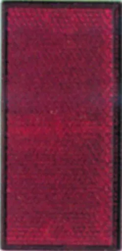 Reflectors, 4 pieces, red, rear, 105 x 55 mm