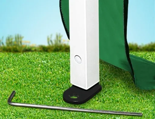 Capri Pop-up Party Tent, Green, 3x3m
