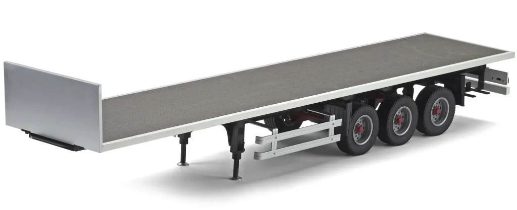 1:14 3-axle flatbed trailer Ver.II