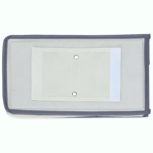 2x coat hangers with 6 compartments in beige/anthracite