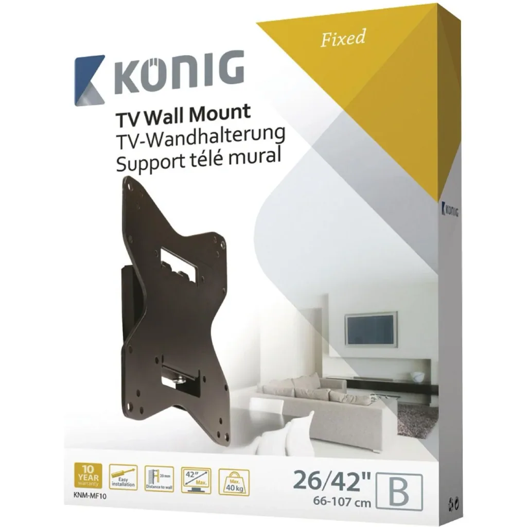 TV wall mount fixed 26 - 42 " 40 kg