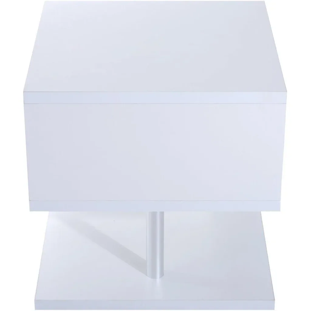 Side table coffee table white